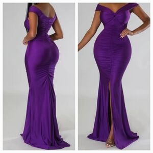 Purple Gala Nights Dress New Large